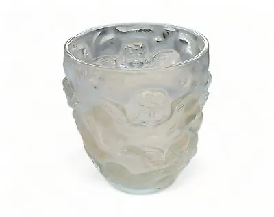 Buy Vintage Lalique/Sabino Style Frosted Glass Cherub Putti Vase ~ 2 Of 2 ~ 9.5  • 233.14£