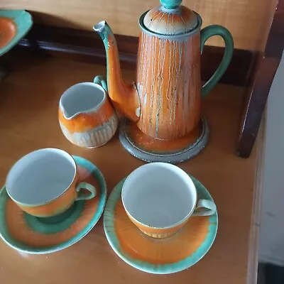 Buy A Huge 33 Collection   Of Shelley  1930's Dripware  Pottery.  • 399£