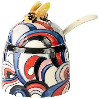 Buy Old Tupton Ware Honey Pot And Spoon Designed By Jeanne Mcdougall - Whirlwind • 26.95£
