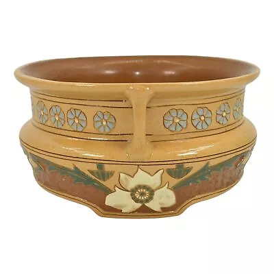Buy Roseville Della Robbia 1906 Arts And Crafts Pottery Five Color Ceramic Bowl 23-7 • 1,555.67£