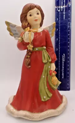 Buy Goebel Figurine, Angel With Gift Approx. 20cm/8 Inches In Original Box • 15£
