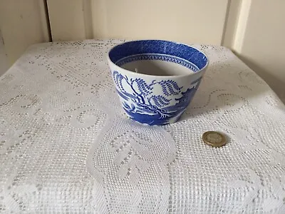 Buy Antique Copeland Spode Mandarin Sugar Bowl Blue & White Willow • 4.99£