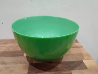 Buy Large Art Deco Jadeite Green Glass American Bowl • 15£