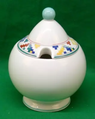 Buy Vintage VILLEROY & BOCH Bone China Indian Look Sugar Bowl Discontinued USED • 17.99£