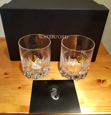 Buy Waterford Whiskey Tumblers Gift Set Ogham Joy Glasses Pair New Boxed With Cert • 49.99£