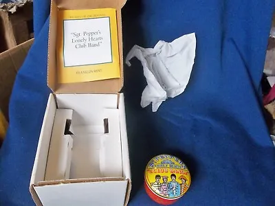 Buy The Beatles Franklin Mint Fine Porcelain Wind Up Music Box Sgt. Pepper's Lhcb • 49.99£