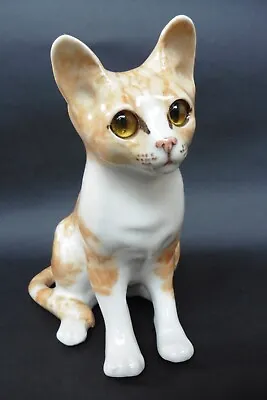 Buy Winstanley Large Ginger Cat Sitting ~ Size 4 23.5cm Tall ~ Signed • 65£