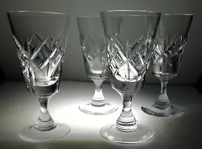 Buy Four Tudor Crystal Sherry Glasses. (875) • 5£