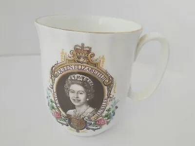 Buy Queen Elizabeth II Silver Jubilee Commemorative Mug Tea Cup  Dutchess Bone China • 2.99£
