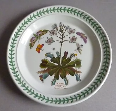 Buy Vintage Portmeirion Botanic Garden  Venus's Fly Trap  Dinner Plate (26 Cm D) • 12.99£