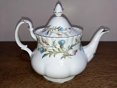 Buy Vintage Royal Albert Bone China Brigadoon Tea Pot 2.25 Pint / 1.4 Litres • 59.98£