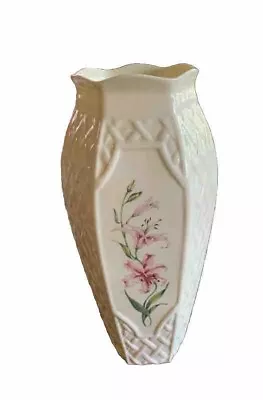 Buy Belleek Vintage Irish Country Trellis 10  Vase  • 23.68£
