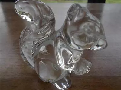 Buy Signed Glass Squirrel Lead Crystal Princess House PH Czech Republic Tactile • 35£