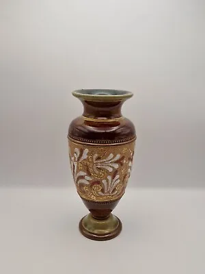 Buy Antique Royal Doulton Lambeth Vase Victorian Stoneware • 44.95£
