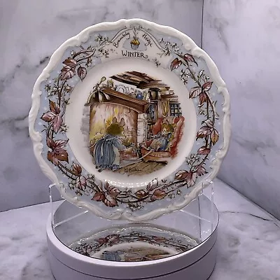 Buy Royal Doulton Brambly Hedge The Afternoon Tea Plate- Winter 16cm 1983 Vintage • 8.99£