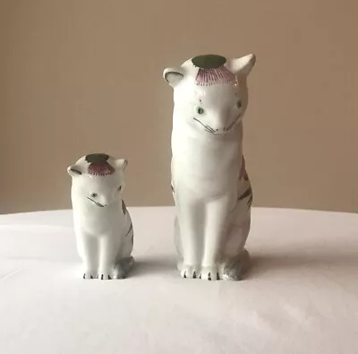 Buy Vintage Plichta Ceramic Cats London England • 40.73£