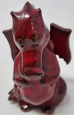 Buy Vintage Ceramic Red Welsh Dragon Y Ddraig Goch -Welsh Pottery-Welsh Mascot • 22.99£