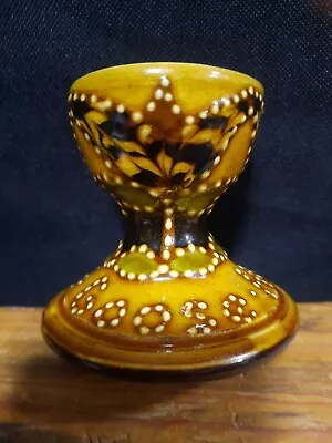 Buy Carole Glover Studio Pottery Traditional Slipware Eggcup  • 25£