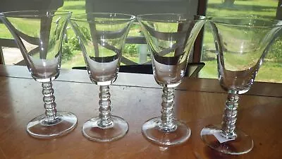 Buy Vintage Ball Stem Cordial Glasses Aperitifs Sherry Glasses Elegant Crystal Stems • 59.24£