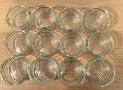 Buy 12 Gu Pud Dessert Pots Clean Glass Ramekin Jars Crafts Wedding • 6.50£