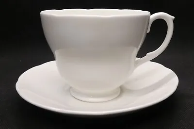 Buy Vintage Duchess Bone China Large White Cup And Saucer • 24£