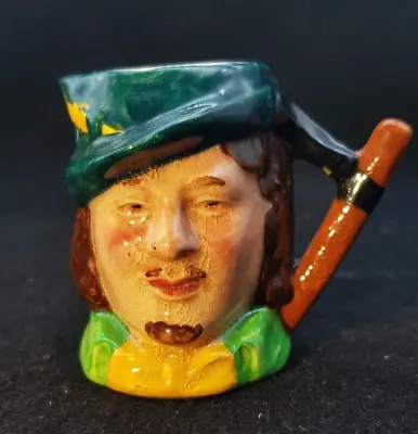 Buy Vintage Sandland Ware Miniature Robin Hood Character TOBY Jug, Hand Painted. • 6.50£