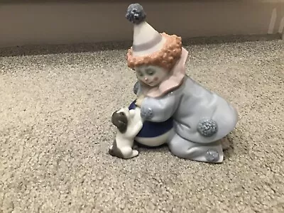 Buy Lladro Pierrot With Puppy And Ball 5278 • 30£