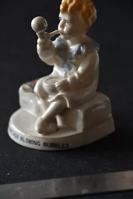 Buy Crested China  Pears Advert Boy ' I'm Forever Blowing Bubbles'  Pontadulas Crest • 27.50£