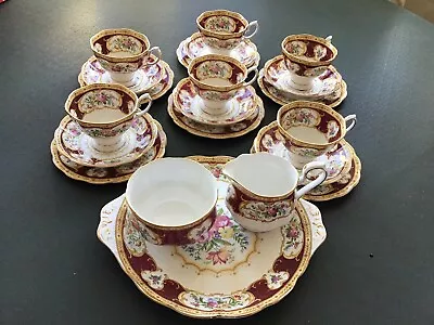 Buy Royal Albert Lady Hamilton 21 Piece Tea Service • 160£