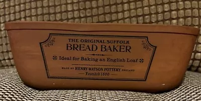 Buy The Original Suffolk Bread Baker Terracotta Loaf Pan Henry Watson Pottery • 20£