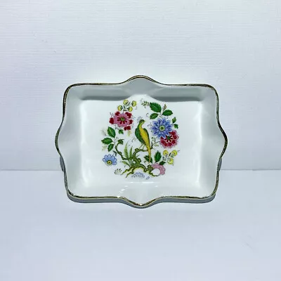 Buy Vintage Floral Trinket Dish - Bird Of Paradise Mini Ceramic Royal Sutherland • 8.99£