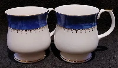 Buy Queens - Symphony - Bone China Craftsman Mug (Blue) - Two Mugs • 12.99£
