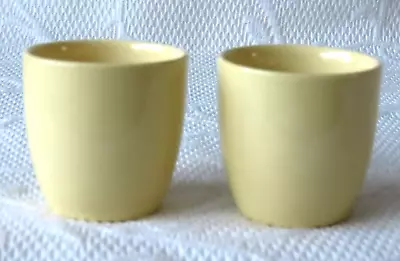 Buy Woods Ware - Vintage Egg Cups X 2 – Jasmine – Pale Yellow • 8.99£