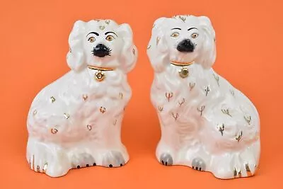 Buy Beswick 1378-6 Pair Of King Charles Spaniel Dog Figurines Vintage Ceramic • 19.99£