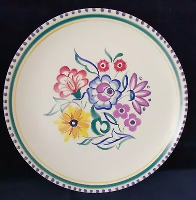 Buy Poole Pottery  Traditional Ware   Dinner Plate - 10  Diameter - Vintage 1959-67 • 15£