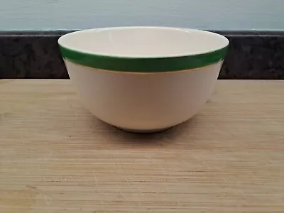 Buy Queens Green Pottery Vintage Bowl 4.5 Inches 1951 • 8.50£