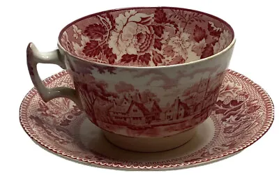 Buy Vintage Enoch Woods English Scenery Cup And Saucer England • 19.69£