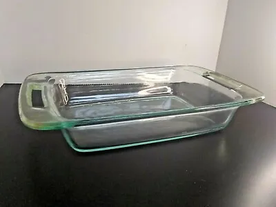 Buy Pyrex Glass Baking Pan C232 Clear With Open Handles 7x11x2 2QT Made In USA • 8.54£