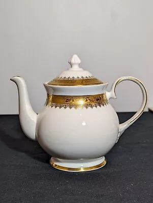 Buy Vintage Royal Grafton Bone China  Regal  Tea Pot With Gold Detail Stunning • 40£