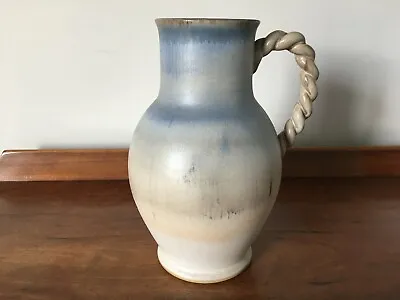 Buy Vintage Denby Stoneware Vase With Twisted Handle - 26cm Tall • 35£
