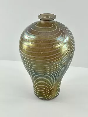 Buy Vintage Kosta Boda Glass Vase By Bertil Vallien Brown Minos 17x9cm Sweden • 81.52£