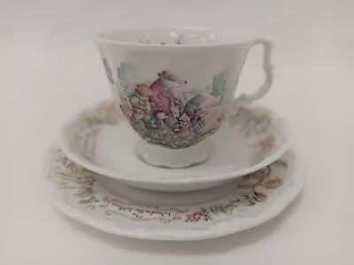 Buy Royal Albert 1987 Wind In The Willows 'Autumn In The Wildwood' China Tea Cup Set • 9.99£