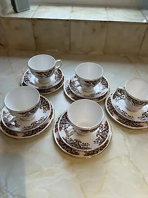 Buy Colclough Royale Pattern Vintage English Bone China Coffee Cup & Saucer And Side • 20£