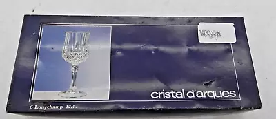 Buy CRISTAL D'ARQUES Longchamps 6cl  24% Lead Crystal Set Of 6 Cordials • 3.49£