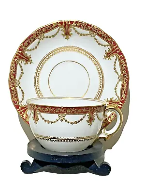 Buy Antique Royal Crown Derby Rd No 161759 Tea Cup And Saucer Imari Colours Vintage • 13.20£