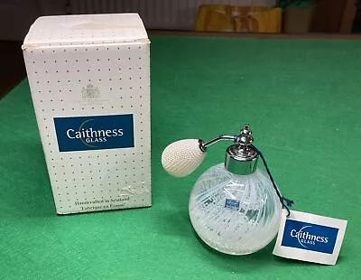 Buy New Caithness Katy Glass Perfume Bottle Pearl Atomiser Spray Boxed • 12£