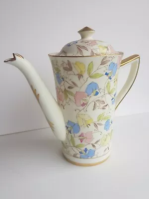 Buy Beautiful Vintage Samuel Radford Floral Teapot Radfords Gold Trim • 6£