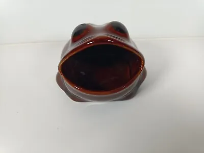 Buy Denmead Pottery Frog Vintage Brown Good Condition • 12.50£