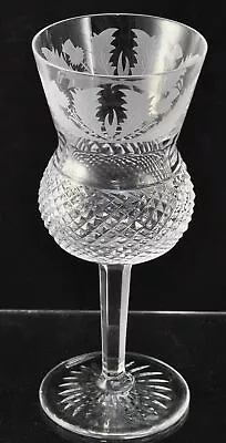Buy Edinburgh Crystal Cut Thistle 6 3/8 Inch Hock Wine Goblet • 96.05£