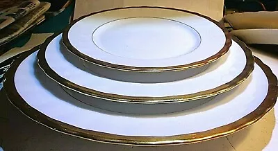 Buy Limoges Elite Works White W/Gold Antique China 8pc. Place Setting • 43.43£